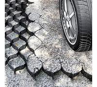 Rejilla de plástico para suelos Rejillas de entrada Geocelda estabilizada de grava, estacionamientos/patio/rejilla de suelo de jardín Rejillas de control de lodo, Rejilla de base de cobertizo cortable