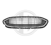 Rejilla De Radiador Cromada Negra Para Ford Fiesta VII