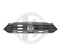 Rejilla De Radiador Cromada Negra Para VW T-ROC A11
