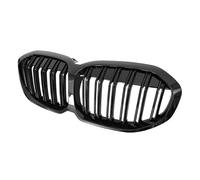 Rejilla de radiador deportiva de doble puente, color negro brillante, compatible con BMW Serie 1 F40