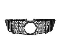 Rejilla de radiador deportiva negra cromada apta para Mercedes Clase M ML W164 05-08