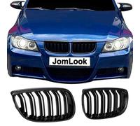 Rejilla de radiador Frontgrill rejilla negro brillante - Compatible con BMW 3er