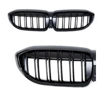 Rejilla de radiador Frontgrill rejilla negro brillante - Compatible con BMW 3er