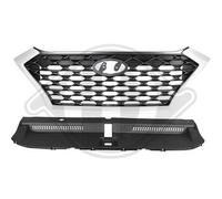 Rejilla De Radiador Negra Plateada Para Hyundai Tucson TL