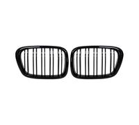 Rejilla De Radiador Para BMW Serie 5 E39 Para M5 525 528 1995 1996 1997 1998 1999 2000-2004 Repuesto De Parrilla Delantera Tipo Riñón Doble Línea Color Negro Brillante Parrilla Delantera(Gloss Black)
