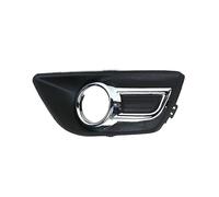 Rejilla De Radiador Parachoques Delantero Cubierta Cromada Luz Antiniebla Cubierta Lámpara Marco Tapa Estilo De Coche Para Citroen C4 2008 2009 2010 2011 Parrilla Parachoques(Izquierda)