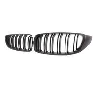 Rejilla De Radiador Parachoques Delantero, Rejilla Cromada De Carbono Negro Brillante Para Serie 4 Gran F32 F33 F36 F80 F82 2013-2020 Parrilla Delantera(Matte Black)