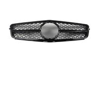 Rejilla de radiador Parrilla Delantera Diamond Tuning Match Para Benz Clase C W204 C204 S204 (2007-2014) C180 C200 C250 C300 Para AMG GT Rejilla delantera(AM Black)