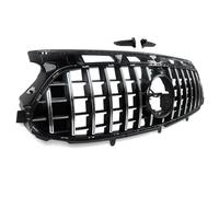 Rejilla De Radiador Recambio Parrillas Delanteras Para Mercedes H247 GLA200 GLA250 Deluxe Sport/GLA45 2020-2023 GTR Estilo Rejilla Parachoques Delantero Rejillas Frontales Radiador(Chrome Black)
