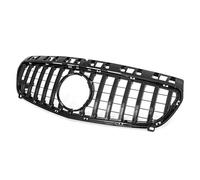 Rejilla de radiador Rejilla De Malla Para Parachoques Delantero Estilo GTR Para Benz Clase A W176 A180 A200 A250 A45 AMG 2013 2014 2015 2016 2017 2018 Rejilla delantera(2013-2015 Black)