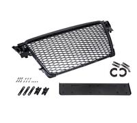 Rejilla de radiador Sport negra con soporte de matrícula compatible con el ad...