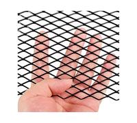 Rejilla De Radiador Universal De Aleación De Aluminio Para Parachoques Con Orificios Rómbicos De Malla De 3 X 6 Mm 4 X 8 Mm 6 X 12 Mm Y 8 X 16 Mm(10x20mm)