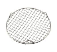 Rejilla de refrigeración redonda para una cocción eficiente hecha de acero inoxidable 201, cuenta con 3 patas de estabilidad para un mejor rendimiento (20 cm)