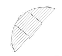 Rejilla de repuesto para parrilla de barbacoa, estante de cocina de repuesto para parrilla eléctrica Charbroil, de acero inoxidable cortable, rejillas de cocción reutilizables