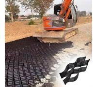 Rejilla de retención de grava grande para paisajismo, sistema de rejilla de entrada para paredes de contención de 5 cm de profundidad, permeable (6 x 8 m), solución duradera y respetuosa con el medio