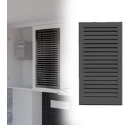 Rejilla de Retorno de Aire de Doble Capa - Cubierta de ventilación extraíble Negra con Panel de Acceso con Rejilla para Uso Comercial/residencial. Se Adapta a 45 x 55 cm (18 x 22 Pulgadas).