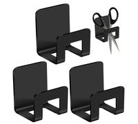 Rejilla de secado con desagüe de esponja - acero inoxidable 4,5x3,8x5cm | Estante para fregadero, soporte para esponja | Gancho de almacenamiento autoadhesivo para paños de cocina, esponjas, cepillos