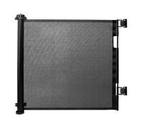 Rejilla de Seguridad para Puertas Relaxdays, Extensible hasta 1,5 m, sin perforar, protección Infantil, escaleras, Negro