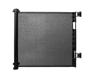 Rejilla de Seguridad para Puertas Relaxdays, Extensible hasta 1,5 m, sin perforar, protección Infantil, escaleras, Negro