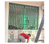 Rejilla de seguridad retráctil para ventana, ventana plegable a prueba de ladrones para niños y mascotas, ventana de seguridad plegable para puerta de patio