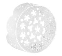 Rejilla de silicona para flores, 7,5 cm, soporte para tallo en espiral, diseño flexible | acabado transparente, rejilla de arreglos florales, herramienta de diseño floral para mujeres, planificador de