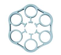 Rejilla De Silicona Para Vaporizador De Huevos, Soporte Resistente Al Calor, Utensilio De Cocina De Calidad Alimentaria, Accesorio Para Olla A Presión, Rejilla Duradera Para Huevos | Utensilio De Coci