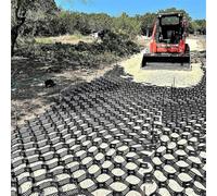 Rejilla de suelo - Rejillas estabilizadoras de entrada de 5,1 cm de alto para sistema de pavimentación permeable a grava, perfecto para áreas de llenado de pendientes y soluciones de paisajismo.