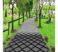 Rejilla de tierra de 5 cm de profundidad permeable estabilizador de grava para patios, pasarelas, cobertizos, fundamentos, calzadas, estacionamiento de vehículos ligeros, caminos de jardín, soporte