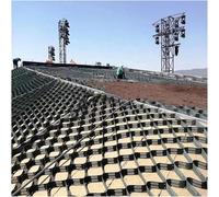 Rejilla de tierra de geomalla de 2 pulgadas, pavimentadoras de grava permeables para carriles de fuego y laderas al aire libre, disponible en tamaños de 3.3 a 20 pies (16.4 x 30 pies)