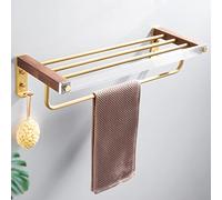 Rejilla de Toalla de baño acrílica con Soporte para el baño de Pared de una Sola Varilla para rieles de Toalla y Rejillas de Toallas