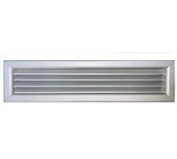 Rejilla de toma de aire de aluminio para aire caliente y frío, difusor 300x150 mm