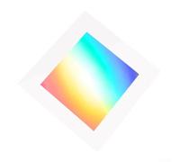 Rejilla de transmisión holográfica PET de 50 x 45 mm para conceptos de ingeniería óptica y ejercicios de laboratorio de pregrado (100 líneas)