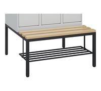 Rejilla de tubo rectangular para zapatos acero, gris negruzco, Classic PLUS