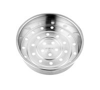 Rejilla de vapor Cesta Espesada Acero inoxidable 304 Gama completa Utensilios cocina for el hogar Vaporera gran orificio para Dumpling Momo(22.5CM)