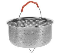 Rejilla de Vapor de Acero Inoxidable 4l para Olla Arrocera | Ventilación Densa y Rápida, Plata, para Calentar Cereal y Sopa, Uso Práctico