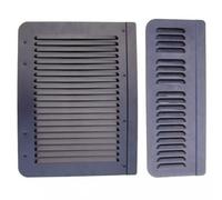 Rejilla de ventilación air vent con mosquitera ventana corredera de conductor y acompañante para vw t4 hülsberg