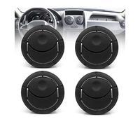 Rejilla De Ventilación Aire Acondicionado Plateada Y Negra 8200464605 8200212480 Para Nissan NV400 2010-en Adelante CFCKHPTHAZ(4pcs Black)