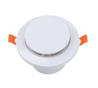 Rejilla de ventilación circular con filtro para suministro de aire equilibrado y uso del sistema de conducto de retorno en edificios residenciales y comerciales hechos de ABS (Φ75)