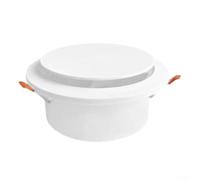 Rejilla de ventilación circular de pared de 80 mm a 150 mm con protección contra corrientes de aire para mejoras del hogar (120 mm)