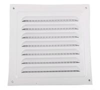 Rejilla de ventilación cuadrada de 15 x 15 cm con protector diseñado para retorno de aire HVAC en varios lugares (1 unidad)