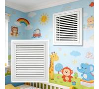 Rejilla De Ventilación Cuadrada De Aluminio - Filtro Extraíble, Ideal Para Pared O Techo - Cubiertas Para Rejillas De Ventilación De Retorno De Aire Para El Hogar O La Oficina W 18in×L 24in