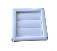 Rejilla de ventilación cuadrada de plástico con cierre automático para campanas extractoras de cocina, salida de rejilla de ventilador extractor, cubierta de ventilación de campana extractora sin
