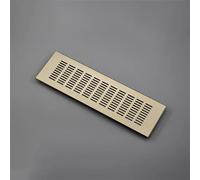 Rejilla de ventilación, Cubierta de rejilla ventilación malla aleación aluminio, multicolor, 100 mm x 330-800, 2 piezas(E-champagne Gold,100MM*400MM)