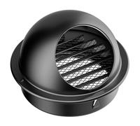 Rejilla De Ventilación De Acero Inoxidable 120mm,150mm Campana De Ventilación para Pared Exterior con Sombrero Rejilla Ventilacion Extractor Campana(Gris,160mm)