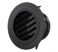 Rejilla de ventilación de aire acondicionado con cubierta de malla, diseño eficiente para optimización del flujo de aire y prevención de polvo en tu espacio (100 mm)