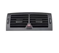 Rejilla de ventilación de aire acondicionado de repuesto para Mercedes para Benz W166 W164 W211 W245 W251 R280 B180 B200 B300 consola frontal totalmente cromada (juego completo de) (B negro medio)