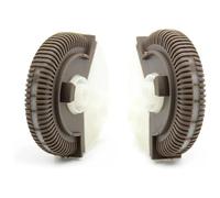 Rejilla De Ventilación De Aire Acondicionado Para Benz Clase E Para W211 E230 E260 2003 2004-2008 Perilla Rodillo Base Ventilación Aire Acondicionado Delantero OEM: 21183000547241(Dark Brown)