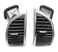 Rejilla de ventilación de aire acondicionado para Q7 4L 2007 2008 2009 2010 2011 2012 2013 2014 2015, panel trasero, rejilla frontal para salpicadero (4 piezas) (izquierda derecha)