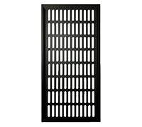 Rejilla de ventilación de aleación de aluminio negra, rejilla de ventilación múltiple(200x250 mm)