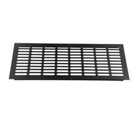 Rejilla de ventilación de aluminio de 150 mm, cubierta de pared rectangular con malla de insectos para armario, cocina, baño, rejilla de ventilación de 150 x 150 mm (150 x 400 mm)